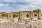 Cordoba, Andalusia, Spain. Ruins at Medina Azahara, a Moorish fortified palace outside of Cordoba. Art Print